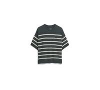 Armedangels - STRIPE LINEN BLEND SWEATER space steel-undyed - Gr. - XL