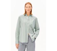 ARMEDANGELS STRIPE LOOSE Damen Bluse aus Bio-Baumwolle foam-pool green S