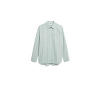 Armedangels - STRIPE LOOSE SHIRT BLOUSE foam-pool green - Gr. - XS