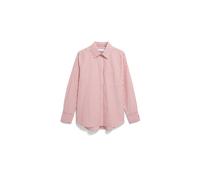 Armedangels - STRIPE LOOSE SHIRT BLOUSE oatmilk-mars red - Gr. - L