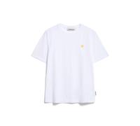 ARMEDANGELS LUALAA ICONS - Damen T-Shirt aus Bio-Baumwolle white-yellow XS