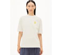 Armedangels T-Shirt ICONIC Å TARJAA Damen Heavyweight recycelter Baumwollmix Loose Fit Beige M