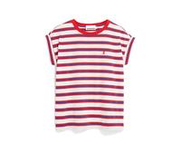 ARMEDANGELS IDAARA STRIPES Damen T-Shirt aus Bio-Baumwolle light oatmilk-mars red-dynamo blue L