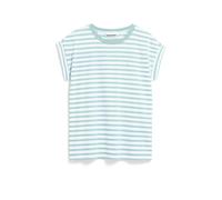 ARMEDANGELS - Women's Idaara Stripes - T-Shirt, Gr. M, grau/weiß (White/Foam)