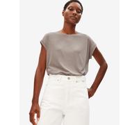 JILAANA T-SHIRT | TENCEL™ Lyocell Mix - grau (L)