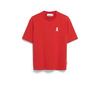 ARMEDANGELS ICONIC Å TARJAA - Frauen Loose Fit T-Shirt - rot XS coral blush