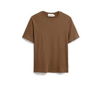 LUALAA LEINEN-MIX T-SHIRT | Leinen-Mix - oliv (S)