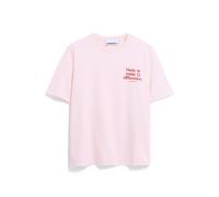 Armedangels Damen Lualaa Embro T-Shirt (Größe M, rosa)