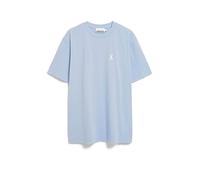 ARMEDANGELS T-Shirt MAARKOS GMT DYE BIKE hellblau | L