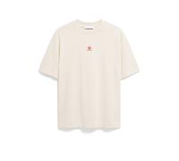 ARMEDANGELS TARJAA BACK FLOWAA - Frauen Loose Fit T-Shirt - beige L undyed