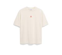 ARMEDANGELS TARJAA BACK FLOWAA - Damen Heavyweight T-Shirt aus recyceltem Baumwoll Mix undyed M