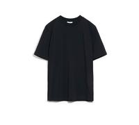 ARMEDANGELS Damen Heavyweight T-Shirt aus recyceltem Baumwoll Mix TARJAA Loose Fit Black Xs