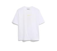 ARMEDANGELS - Women's Tarjaa Graphic - T-Shirt, Gr. L, weiß (White/ArmedangelsYellow)