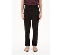 Armedangels Regular Fit Chino aus Baumwoll-Mix Modell 'TAAMIR PLEATED' in Black, Größe 38