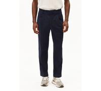 ARMEDANGELS Regular Fit Chino aus Baumwoll-Mix Modell 'TAAMIR PLEATED' in Marine, Größe 31