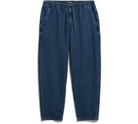 TAPERED PULL-ON HOSE | Bio-Baumwoll Mix - blau (29)