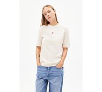 ARMEDANGELS TARJAA BACK FLOWAA - Frauen Loose Fit T-Shirt - beige L undyed