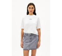 ARMEDANGELS TARJAA WORD ICONIC Å - Damen Heavyweight T-Shirt aus recyceltem Baumwoll Mix white M