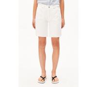 THALINAA MID WAIST JEANS-SHORTS | 100% recycelte Baumwolle - weiss (26)