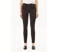 TILLAA MID WAIST SKINNY JEANS | Bio-Baumwoll Mix X-Stretch - braun (28-32)