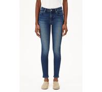 ARMEDANGELS Damen Skinny Jeans Mid Waist Bio-Baumwoll Mix X-Stretch TILLAA Skinny Fit Galaxy Blue 27/30