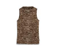 Armedangels - Top mit Zebra-Print beige - Gr. - S