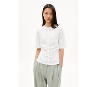 ARMEDANGELS TRASLARAA JERSEY - Frauen Slim Fit T-Shirt - weiss S white