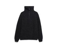 ARMEDANGELS Troyer Pullover schwarz | M