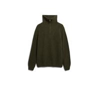 TWEED-STRICK-TROYER | recycelter Woll-Mix - grün (XXL)