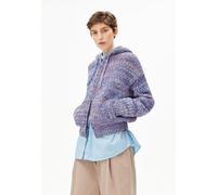 ARMEDANGELS UN-WASTED Damen Strickjacke aus Bio-Woll Mix dark poppy-dynamo blue-oatmilk L