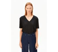 ARMEDANGELS V-NECK Damen T-Shirt aus TENCEL Lyocell Mix black XXL