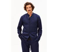 ARMEDANGELS VAALERONIMUS LINO Herren Hemd aus Leinen-Mix tinted navy S