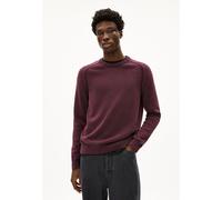 ARMEDANGELS VAANJO GMT DYE - Herren Pullover aus Bio-Baumwolle dark cranberry S