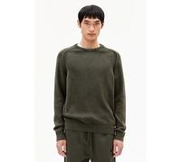 ARMEDANGELS VAANJO GMT DYE - Männer Regular Fit Strickpullover - oliv S forest pine
