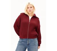ARMEDANGELS VANISÉ RIB Damen Strickpullover aus 100% Bio-Baumwolle velvet red-light velvet red L