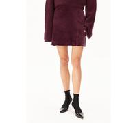 ARMEDANGELS VANJARAA VELVET Damen Jerseyrock aus Bio-Baumwoll Mix dark cranberry XS
