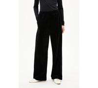 ARMEDANGELS VATINAA VELVET Damen Jerseyhose aus Bio-Baumwoll Mix black L