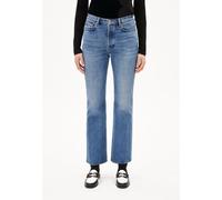 ARMEDANGELS VELAARI Damen Jeans Flared Leg Mid Waist Ankle Bio-Baumwoll Mix Comfort-Stretch blue