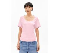 ARMEDANGELS VIOLAHAA - Damen Ripp-T-Shirt aus Bio-Baumwoll Mix peony S
