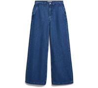 WIDE LEG JEANSHOSE | Bio-Baumwoll Mix - blau (27-32)