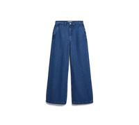 WIDE LEG JEANSHOSE | Bio-Baumwoll Mix - blau (26-32)