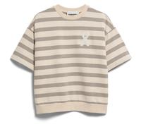 ARMEDANGELS - Women's Bamikaa Stripe Sweat - T-Shirt, Gr. XL, beige (Undyed/SealGrey)