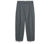 ARMEDANGELS - Women's Barrel Leg Twill Pant - Freizeithose, Gr. L, grau (SpaceSteel)