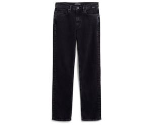 ARMEDANGELS - Women's Carenaa - Jeans, Gr. L 42-44 - Length: 32'', schwarz (Ebony)