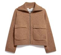 ARMEDANGELS - Women's Cotton-Wool Knit Jacket - Freizeitjacke, Gr. S, braun (Amberwood)