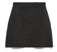 ARMEDANGELS - Women's Cotton-Wool Mini Knit Skirt - Rock, Gr. M, schwarz (SteelMelange)