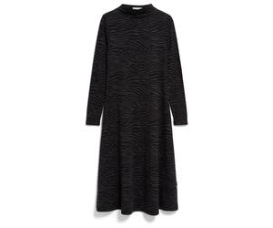 ARMEDANGELS - Women's Dailimaa Zebraraa - Kleid, Gr. M, schwarz (Black)