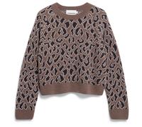 ARMEDANGELS - Women's Diliriaa Leopaa - Pullover, Gr. L, braun (WalnutCream)