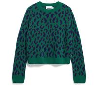 ARMEDANGELS - Women's Diliriaa Leopaa - Pullover, Gr. M, blau (EmeraldGreen)