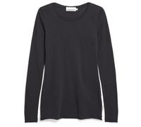 ARMEDANGELS - Women's Einiaara Soft - Longsleeve, Gr. S, grau/schwarz (Black)